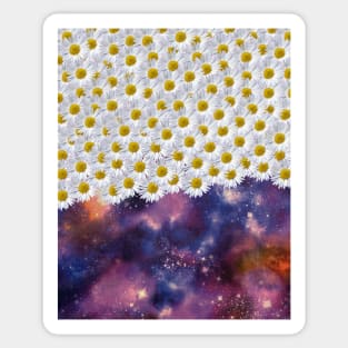 Cosmic Daisies Sticker